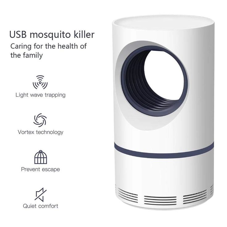 USB Mosquito Killer Lamp – Silent & Powerful Insect Trap